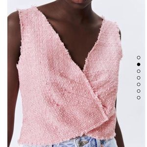 Brand new zara pink top